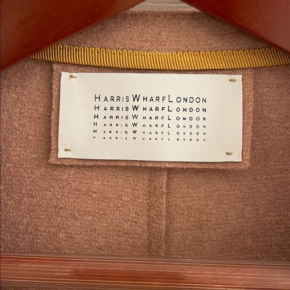 HARRIS WHARF LONDON Pressed Wool Coat - Picture 7 of 11